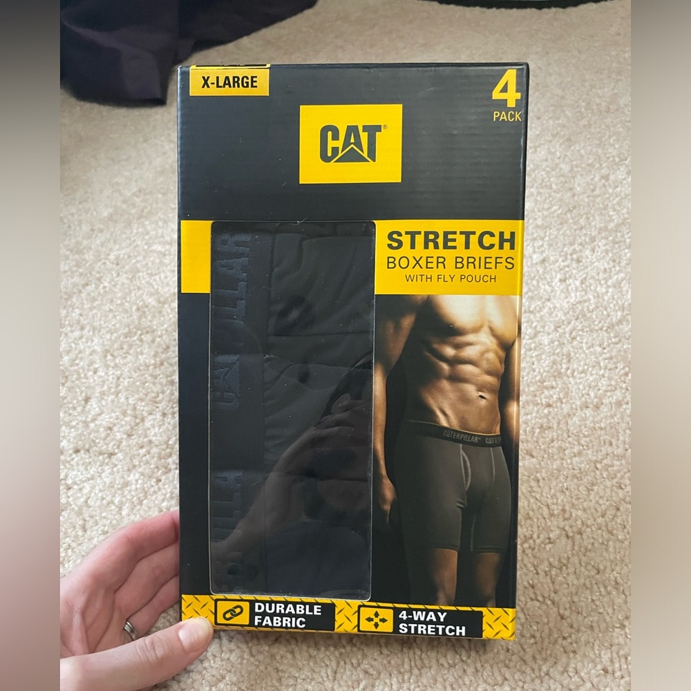 Black boxer brief 4 pack